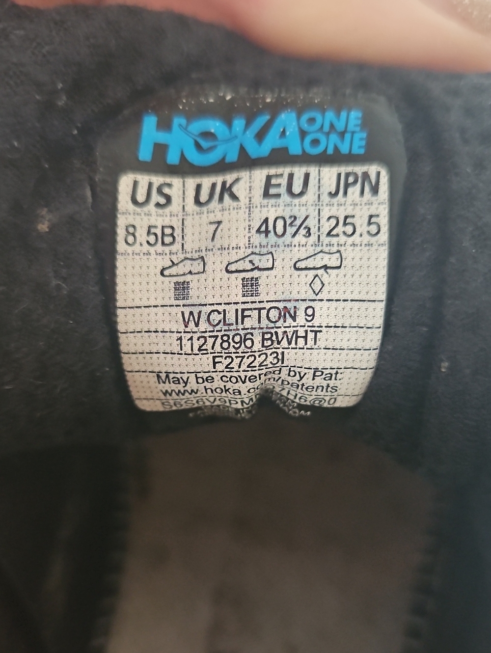 Hoka W Clifton 9, Womens 8.5B - Picture 5 of 5